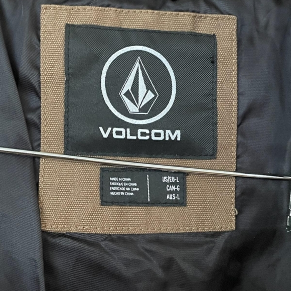 Volcom coat/jacket size Xl Dark tan - Picture 7 of 10